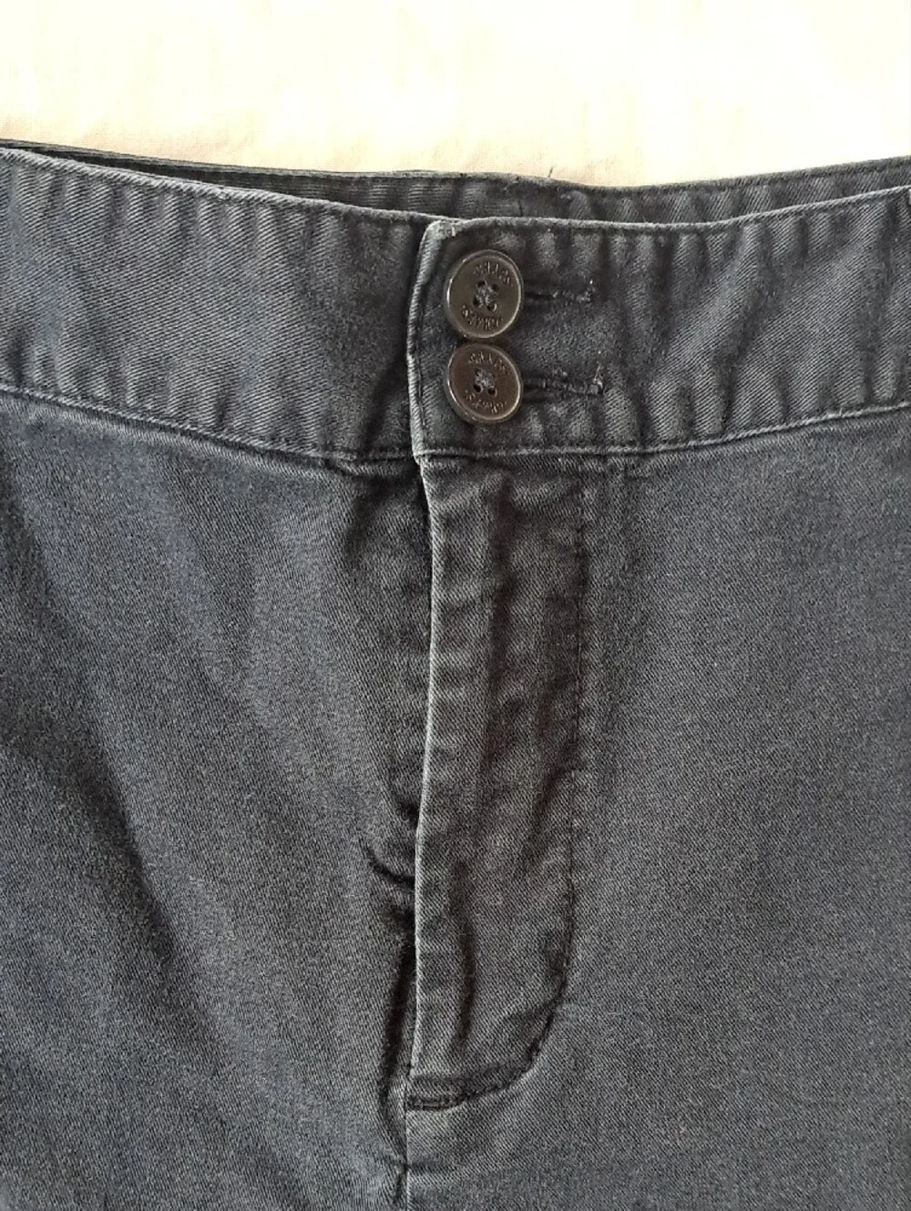 Chaps Womens Dark Navy Blue Bermuda Shorts 14 Petite Classic Tailored Chic